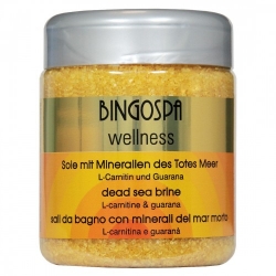 BINGOSPA Solanka z minerałami Morza Martwego z L-karnityną i guaraną 550g